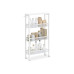 relaxdays Nischenwagen 77 x 13 x 45.5 cm Weiss