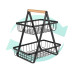 relaxdays Etagere 34 x 26 cm Schwarz