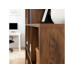 relaxdays Regal 129.5 x 129.5 x 29 cm Braun