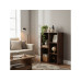 relaxdays Regal in Holzoptik 80 x 50 x 24 cm Braun