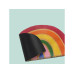 relaxdays Fussmatte Regenbogen 80 x 50 cm Mehrfrabig
