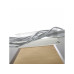 relaxdays TV-Möbel Hifi-Regal 78 x 61 x 52 cm Hellbraun/Weiss