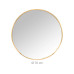 relaxdays Spiegel Gold, D: 70 relaxdays Spiegel Gold, D: 70