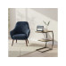 relaxdays Beistelltisch in C-Form 58.5 x 47.5 cm Schwarz