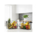 relaxdays Organizer Obstkorb Wandregal 21 x 30 cm Hellbraun/Schwarz