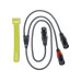 Bemero BAC4043-150BK XLRf - 2x XLRm 1.5m 1.5 m, Schwarz