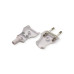 Bachmann Euroflachstecker 2.5A / 250 V mit Schraubanschluss weiss Bachmann Euroflachstecker 2.5A / 250 V mit Schraubanschluss weiss