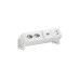 Bachmann Tischsteckdosenleiste DESK2 2xT13 1xUSB C/C 45W 0.2m RAL9010