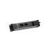 Bachmann Einbausteckerleiste STEP ALU 2xT13 90° 1xUSB C/C 45W schwarz