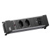 Bachmann Einbausteckerleiste POWER FRAME S 2xT13 1xUSB C/C 45W 0.2m