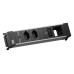 Bachmann Einbausteckerleiste POWER FRAME M 2xT13 1xUSB C/C 45W 1xCM Bachmann Einbausteckerleiste POWER FRAME M 2xT13 1xUSB C/C 45W 1xCM