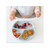 Kindsgut Kinderteller unterteilt Aquamarin
