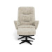 AC Design Sessel Suton Recliner mit Hocker Beige