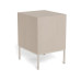 AC Design Nachttisch Palmdale Grau, 45.6 x 40 x 61 cm