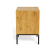 AC Design Nachttisch Palmdale Hellbraun, 45.6 x 40 x 61 cm
