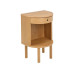 AC Design Nachttisch Paron Hellbraun, 40 x 31.5 x 60 cm