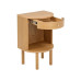 AC Design Nachttisch Paron Hellbraun, 40 x 31.5 x 60 cm