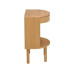 AC Design Nachttisch Paron Hellbraun, 40 x 31.5 x 60 cm