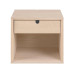 AC Design Nachttisch Century Hellbraun, 37 x 32 x 33 cm AC Design Nachttisch Century Hellbraun, 37 x 32 x 33 cm