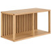 AC Design Wandregal Wellington Hellbraun, 67 x 31 x 35.5 cm