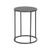 AC Design Beistelltisch Seaford Schwarz, Ø 40 x 55 cm