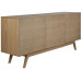 AC Design Sideboard Marte 180 x 84 cm, Dunkelbraun
