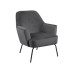 AC Design Sessel Melissa 75 x 83 cm Dunkelgrau
