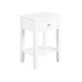 AC Design Nachttisch Linnea Weiss, 45 x 34 x 62.8 cm