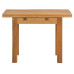 AC Design Tisch Kenley Braun, 45/90 x 100 x 75 cm