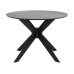 AC Design Tisch Duncan Schwarz Ø 105 cm