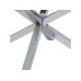 AC Design Couchtisch Heaven Ø 82 x 40 cm, Stahl/Glas