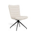 AC Design Stuhl Grafton Creme/Schwarz, 2 Stück