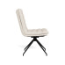 AC Design Stuhl Grafton Creme/Schwarz, 2 Stück