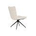 AC Design Stuhl Grafton Creme/Schwarz, 2 Stück