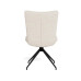 AC Design Stuhl Grafton Creme/Schwarz, 2 Stück