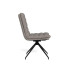 AC Design Stuhl Grafton Hellgrau/Schwarz, 2 Stück