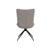 AC Design Stuhl Grafton Hellgrau/Schwarz, 2 Stück