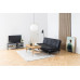 AC Design Couchtisch Emma Braun, 130 x 70 x 51 cm