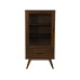 AC Design Vitrine A-Line Dunkelbraun72 x 36 x 145 cm