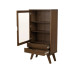 AC Design Vitrine A-Line Dunkelbraun72 x 36 x 145 cm