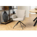 AC Design Stuhl Laura Beige/Schwarz, 2 Stück