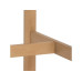 AC Design Bartisch Barlow Braun, 120 x 60 x 105 cm
