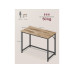 VASAGLE Tisch 100 x 50 x 76 cm Camelbraun/Schwarz VASAGLE Tisch 100 x 50 x 76 cm Camelbraun/Schwarz
