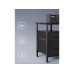 VASAGLE Tisch in L-Form Schwarz 150 x 120 cm VASAGLE Tisch in L-Form Schwarz 150 x 120 cm