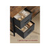 VASAGLE Tisch in L-Form Braun 115 x 105 x 89.5 cm