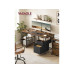 VASAGLE Tisch 140 x 60 cm, Rustikales Braun VASAGLE Tisch 140 x 60 cm, Rustikales Braun