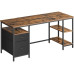 VASAGLE Tisch mit Platte Braun/Schwarz 160 x 60 cm VASAGLE Tisch mit Platte Braun/Schwarz 160 x 60 cm