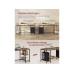 VASAGLE Tisch mit Platte Braun/Schwarz 160 x 60 cm VASAGLE Tisch mit Platte Braun/Schwarz 160 x 60 cm