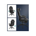 Songmics Gamingstuhl 70 x 64 x 128 cm Schwarz