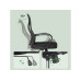 Songmics Bürostuhl ergonomisch Netzgewebe Tintenschwarz